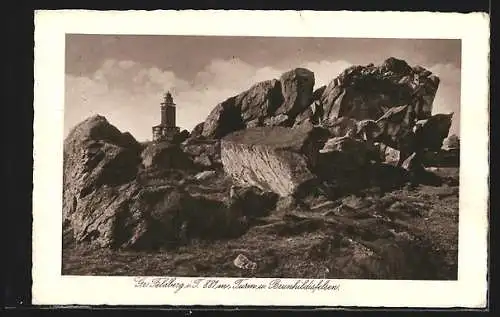 AK Landpoststempel Feldberg über Königstein (Taunus)