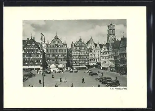 AK Stuttgart, Partie am Marktplatz