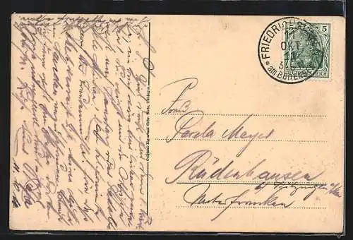 AK Friedrichshafen, Partie beim Postamt