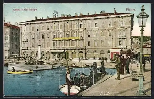 AK Fiume, Grand Hotel Europe