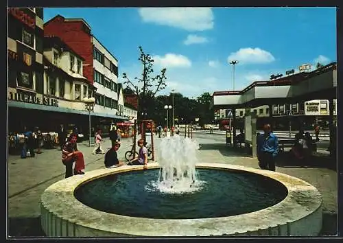 AK Rüsselsheim, Springbrunnen am Friedensplatz
