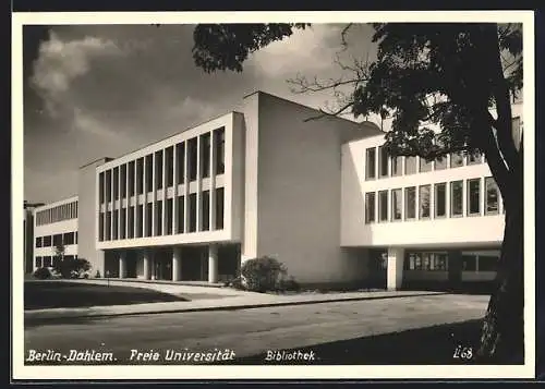 AK Berlin-Dahlem, Freie Universität, Bibliothek