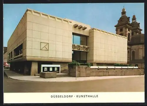 AK Düsseldorf, Partie an der Kunsthalle