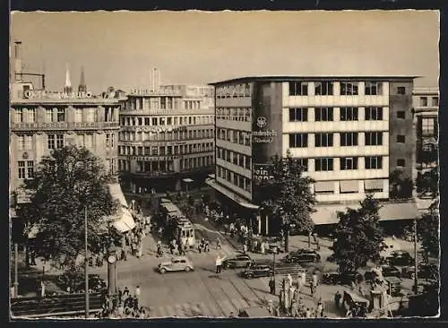 AK Düsseldorf, Partie am Corneliusplatz
