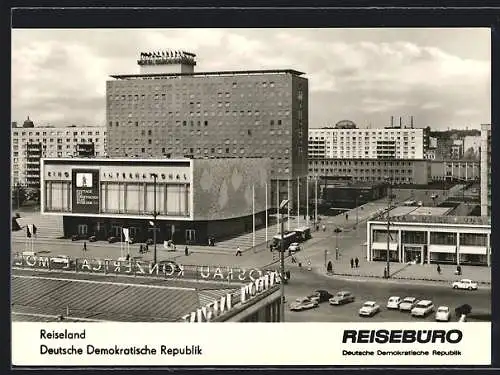 AK Berlin, Das Kino International und Hotel Berolina