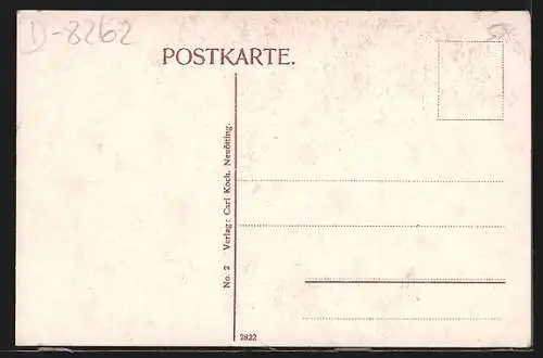 AK Altötting, Kapellplatz mit Gnadenkapelle