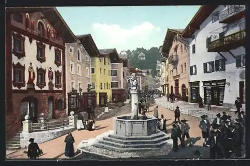 AK Berchtesgaden, Ansicht vom Marktplatz