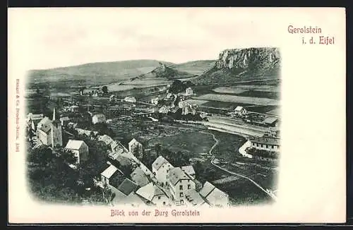 AK Gerolstein, Ausblick von der Burg Gerolstein