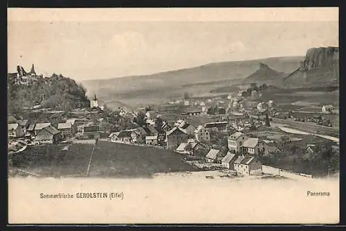 AK Gerolstein /Eifel, Gesamtansicht aus der Vogelschau