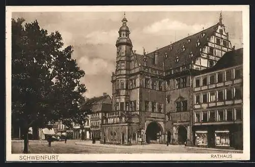 AK Schweinfurt, Partie am Rathaus
