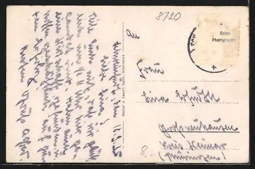 AK Schweinfurt, Mainpartie, Boote, Lastkähne, Dampfer am Ufer