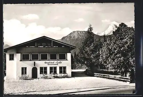 AK Berchtesgaden-Strub, Restauration-Café Watzmannblick