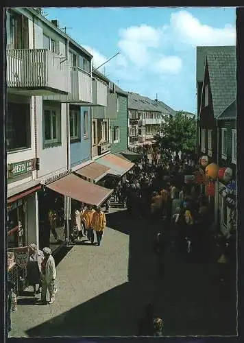 AK Helgoland, Belebte Szene im Lung Wai