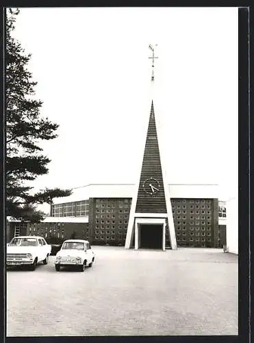 AK Ahlhorn, Parkplatz vor der Katholischen Kirche