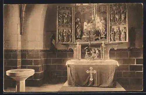 AK Eisleben, Martin Luthers Taufkapelle in der St. Petri-Pauli-Kirche