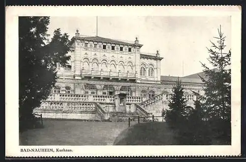 AK Bad Nauheim, Kurhaus mit Anlagen