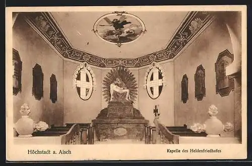 AK Höchstadt a. Aisch, Kapelle des Heldenfriedhofes