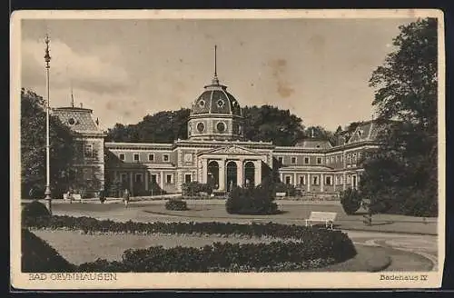 AK Bad Oeynhausen, Badehaus IV mit Anlagen