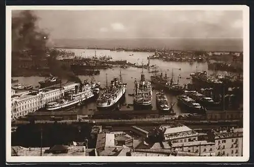 AK Genova, panorama del Porto