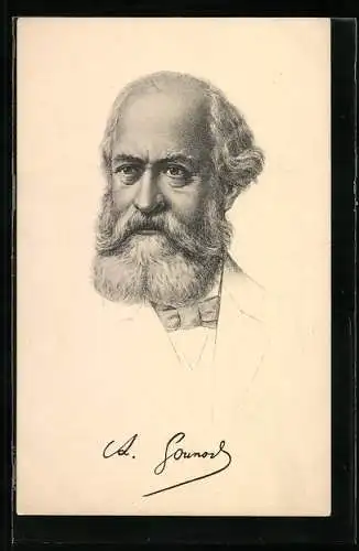 AK Komponist Charles Gounod im Portrait