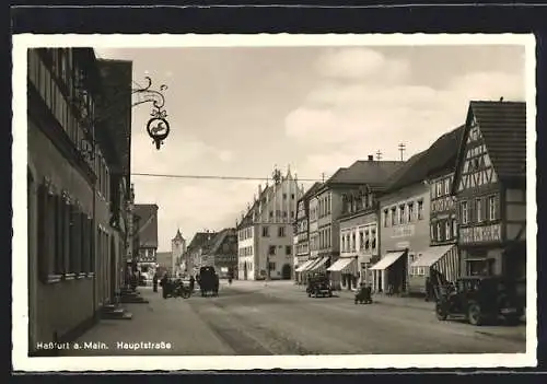 AK Hassfurt, Blick in Hauptstrasse
