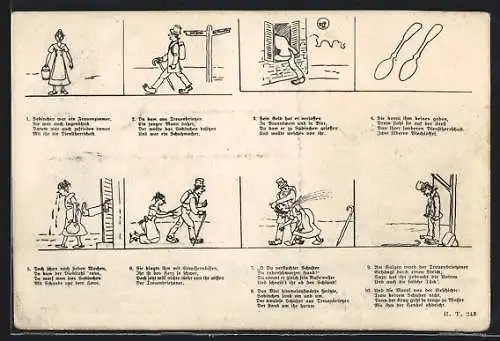 AK Treuenbrietzen, Geschichte vom Sabinchen-Mord mit Bildern