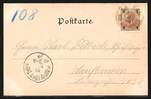 AK Stuben / Arlbergbahn, Ortspanorama