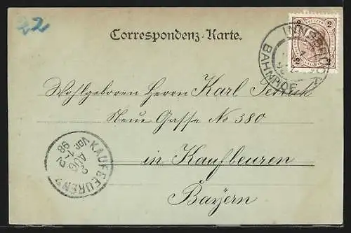 Mondschein-AK Innsbruck, Triumphpforte