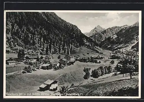 AK Gaschurn, Ortsansicht mit Vallüla
