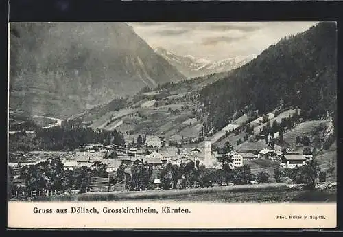 AK Döllach / Kärnten, Totalansicht, Grosskirchheim