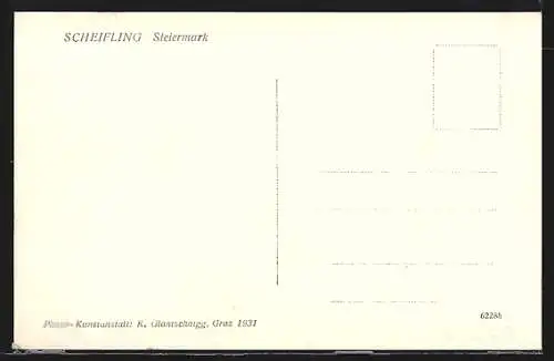 AK Scheifling / Steiermark, Ortspanorama