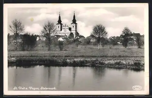 AK St. Veit a. Vogau, Blick auf die Kirche