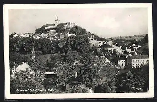 AK Weitra, Gesamtansicht mit Schloss