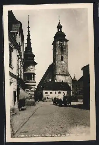 AK Grein a. d. Donau, Hauptplatz