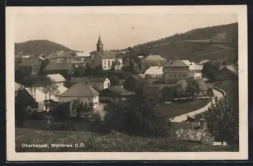 AK Oberkappel / Mühlkreis, Totale mit Kirche