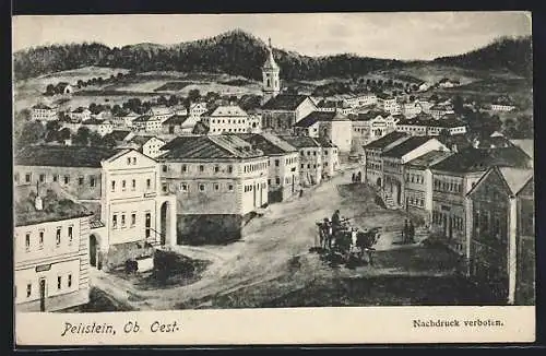 AK Peilstein, Strassenpartie im Ort