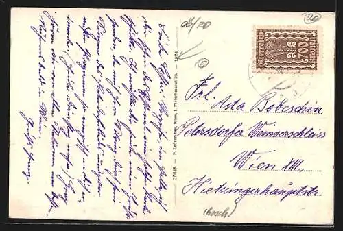 AK Oberkappel, Ortsansicht mit Kirche