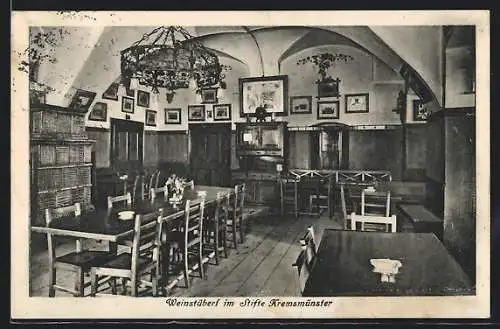 AK Kremsmünster, Weinstüberl im Stift
