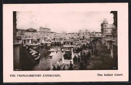 AK London, The Franco-British Exhibition, The Indian Court