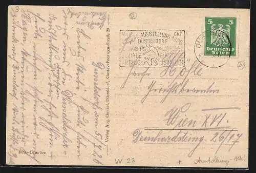 AK Düsseldorf, Ausstellung Gesolei 1926, Blick zum Vergnügunspark