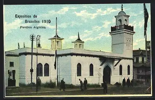AK Bruxelles, Exposition 1910, Pavillon Algérien