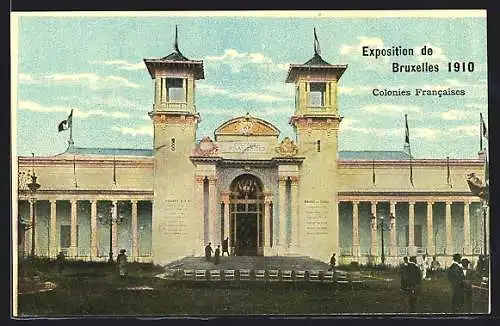 AK Bruxelles, Exposition 1910, Colonies Francaises