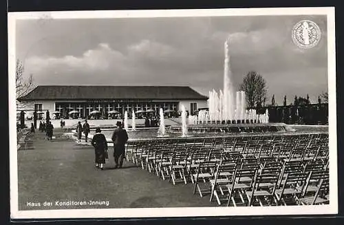 AK Düsseldorf, Ausstellung Schaffendes Volk 1937 - Haus der Konditoren-Innung