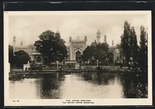 AK London, British Empire Exhibition 1924, the Indian Pavillon