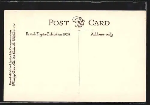 AK London, British Empire Exhibition 1924, the Indian Pavillon
