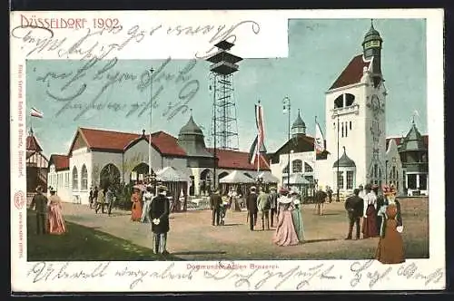 AK Düsseldorf, Industrie- & Gewerbe-Ausstellung 1902, Dortmunder Actien Brauerei