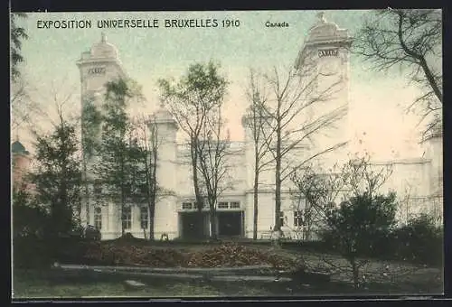 AK Bruxelles, Exposition Universelle 1910, Canada