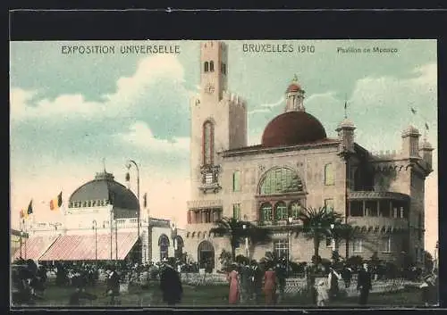 AK Bruxelles, Exposition 1910, Pavillon de Monaco