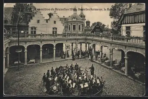 AK Bruxelles, Exposition 1910, Bruxelles Kermesse, le Malene