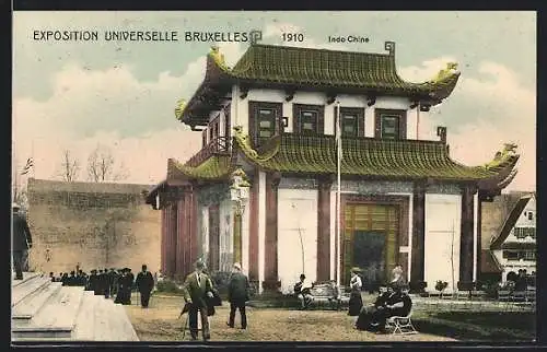 AK Bruxelles, Exposition Internationale 1910, Indo-China